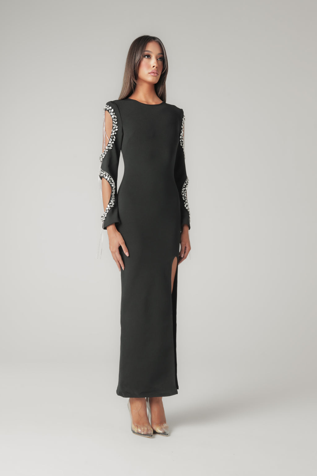 LUMINOUS BANDAGE DRESS