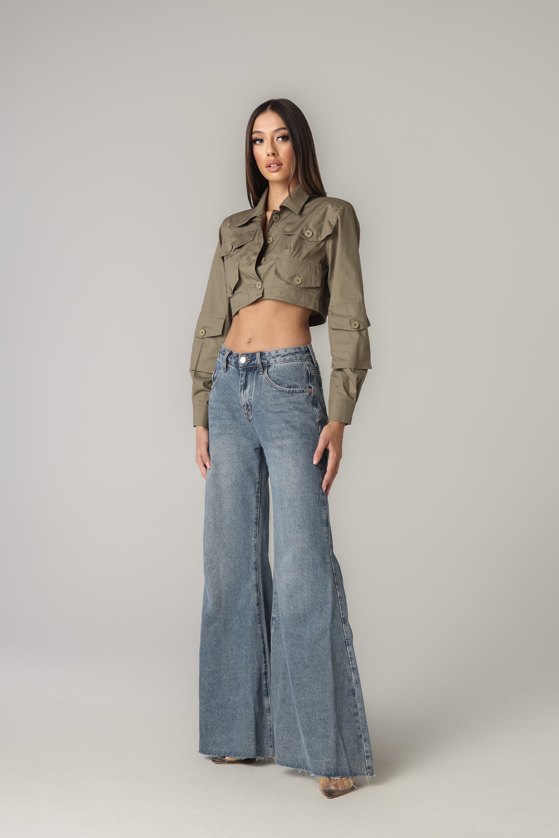 BETTY CROPPED SHIRT