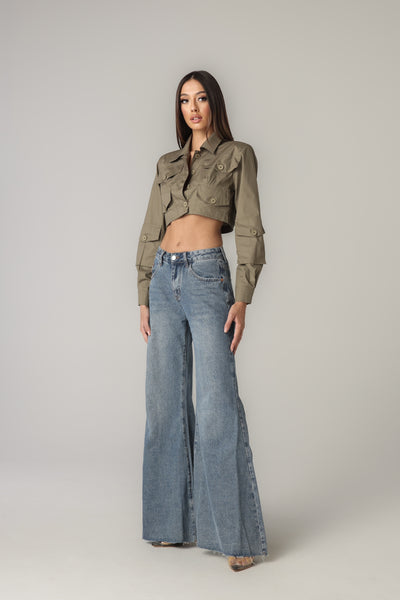 BETTY CROPPED SHIRT