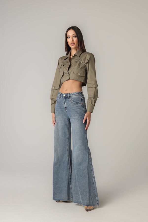 BETTY CROPPED SHIRT