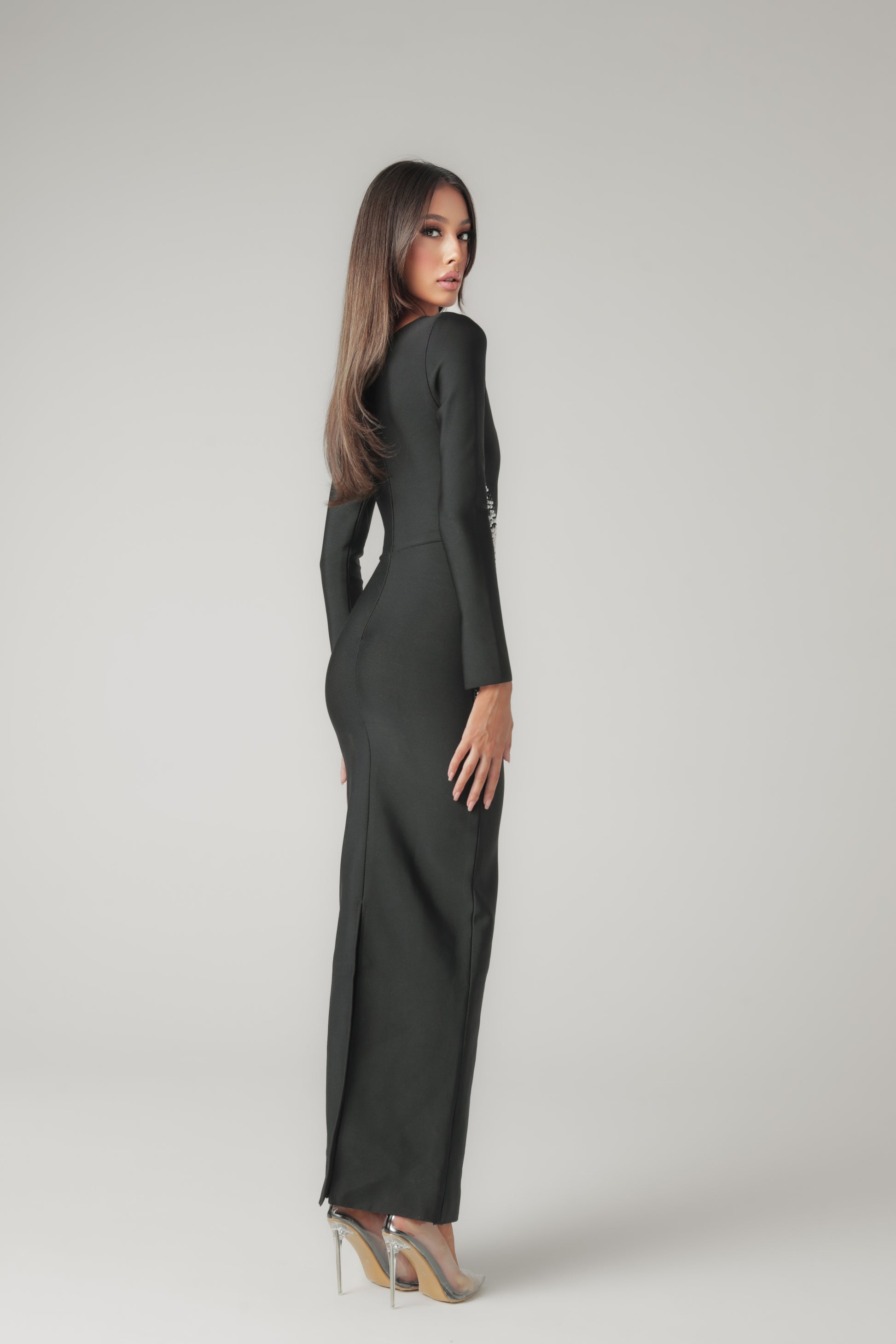 GOLDEN HOUR BANDAGE DRESS