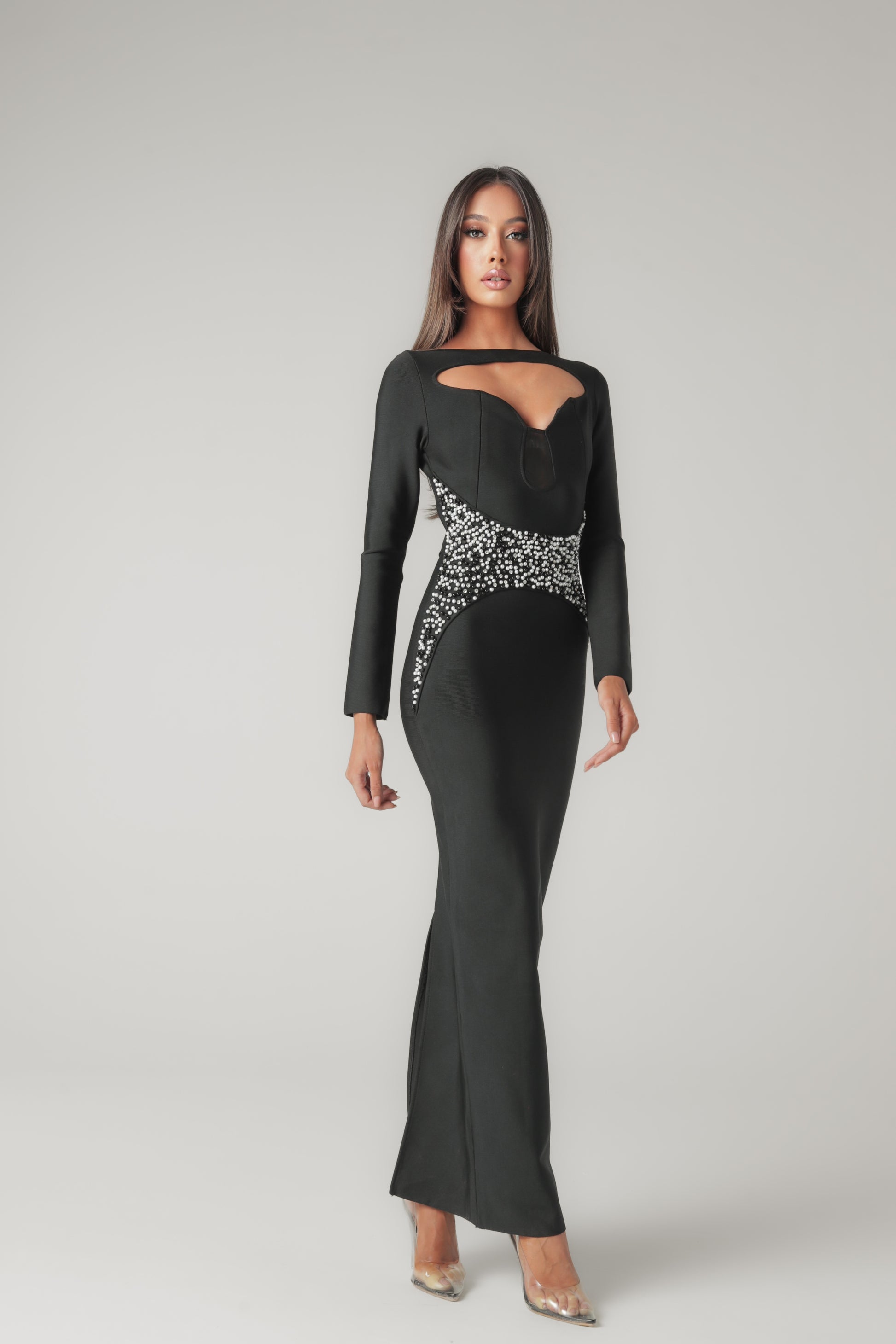 GOLDEN HOUR BANDAGE DRESS