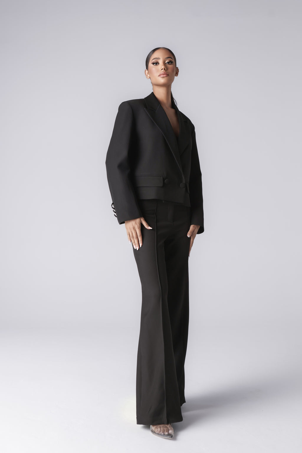 ASHLYNE CROPPED BLAZER