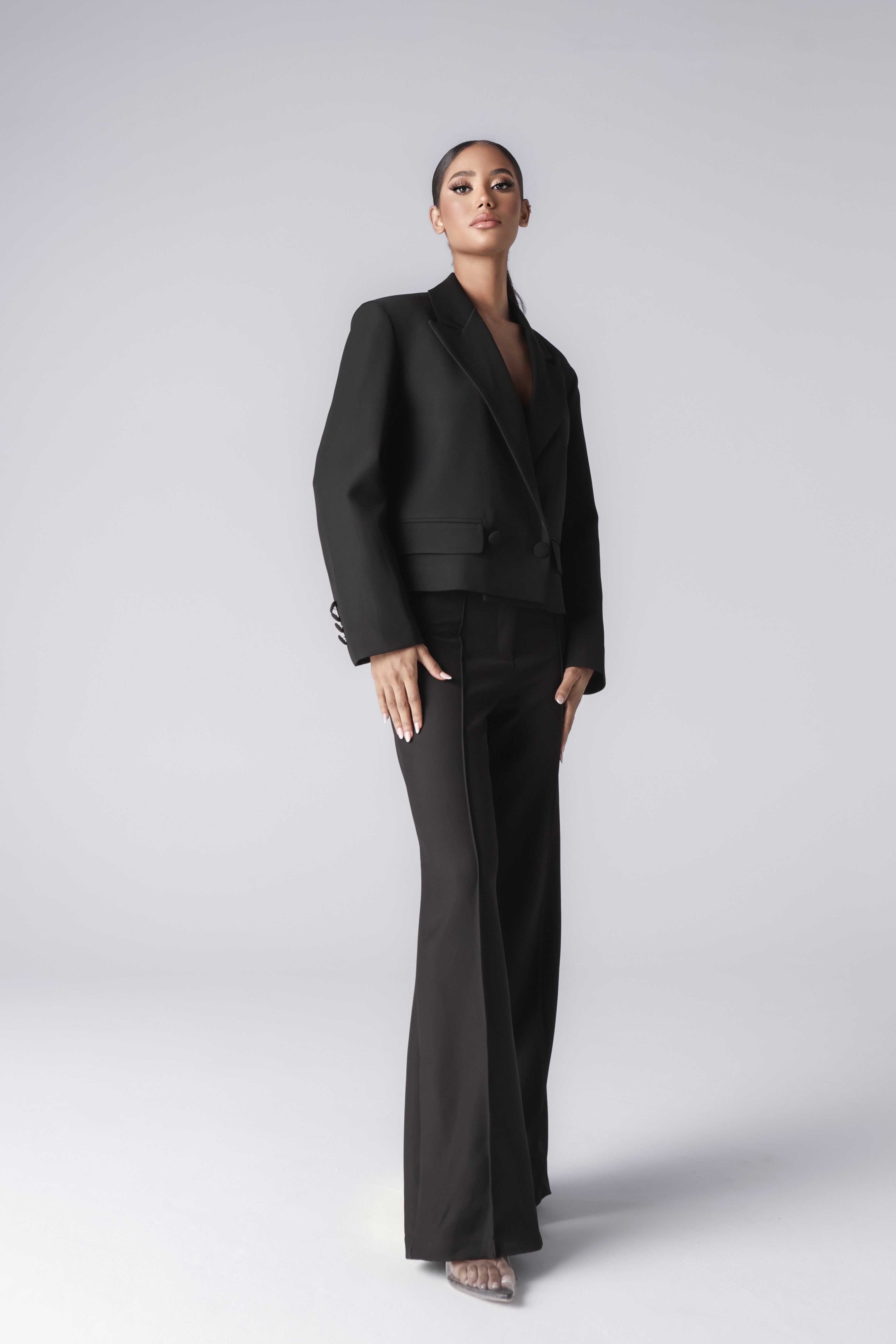 ASHLYNE CROPPED BLAZER