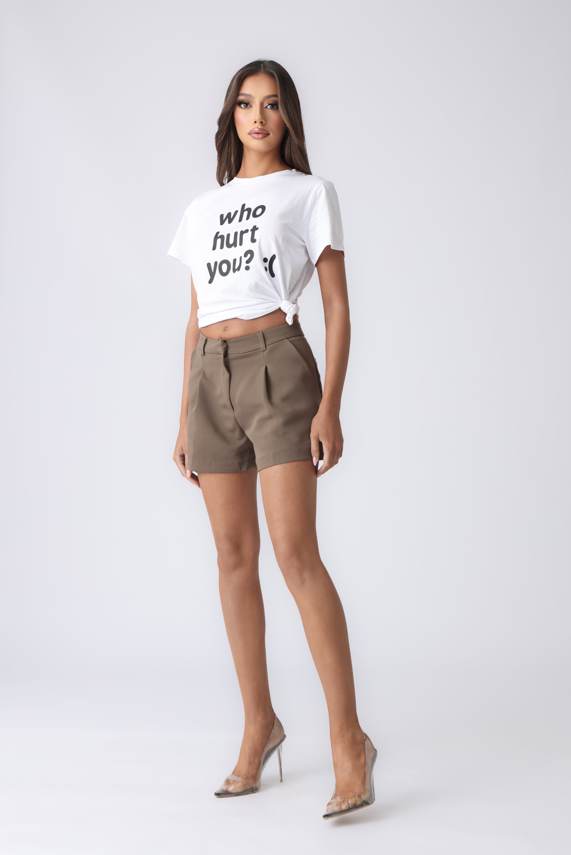 WHO HURT YOU T-SHIRT