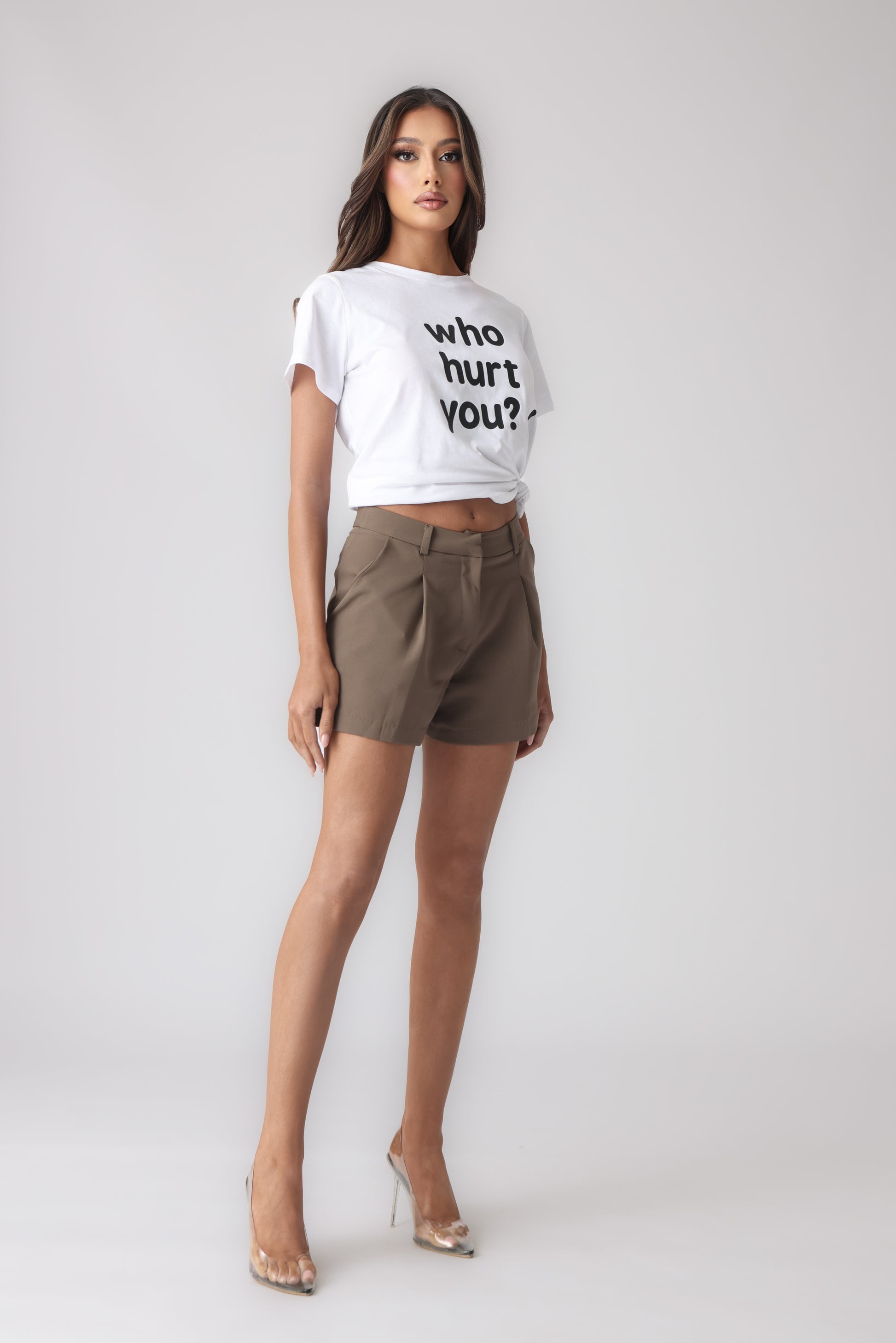 WHO HURT YOU T-SHIRT