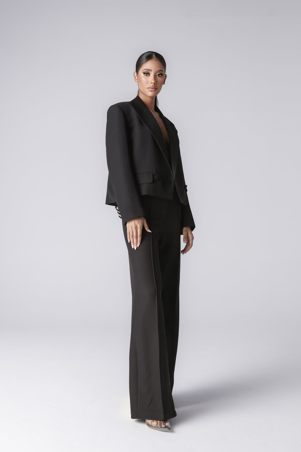 ASHLYNE CROPPED BLAZER