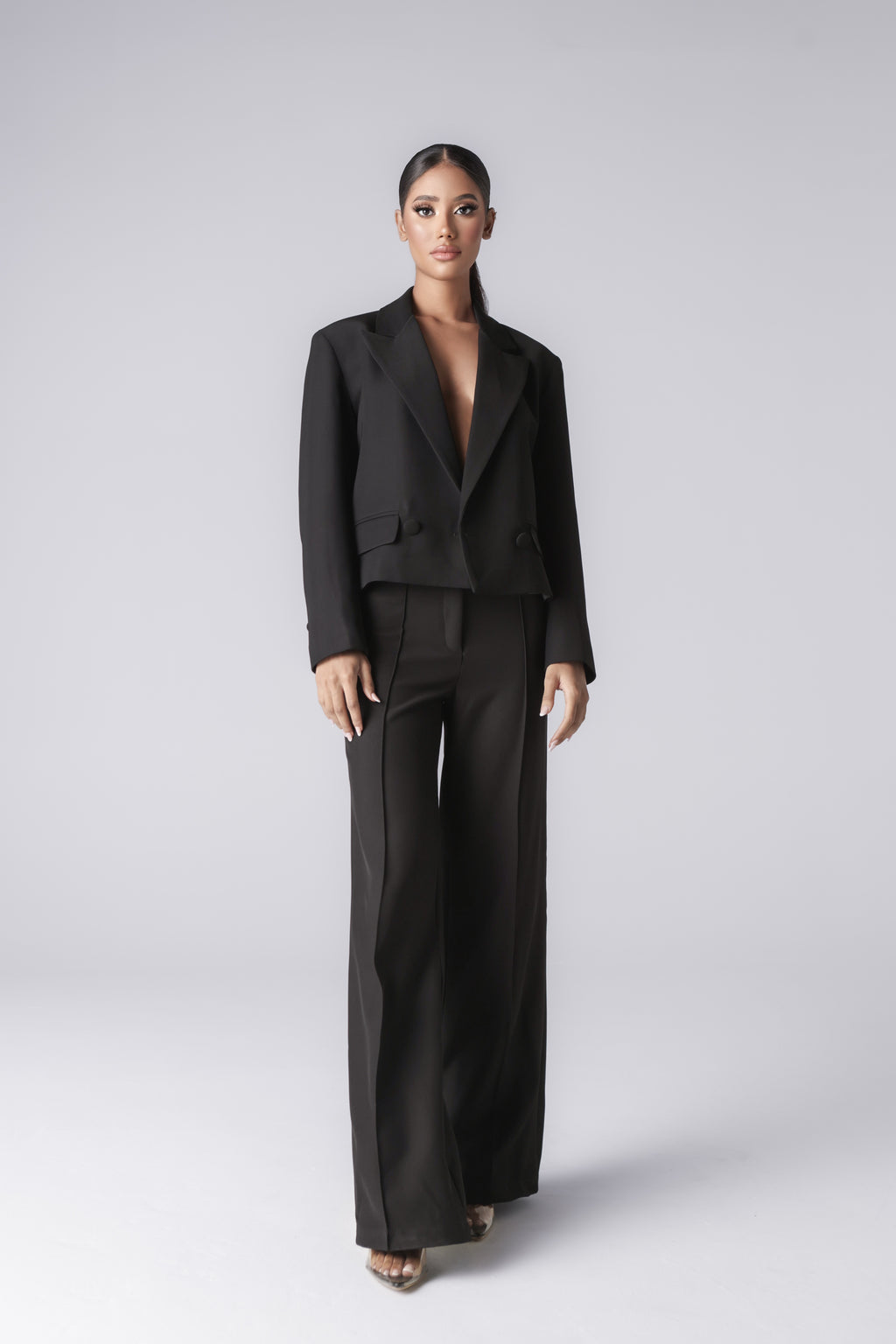 ASHLYNE CROPPED BLAZER