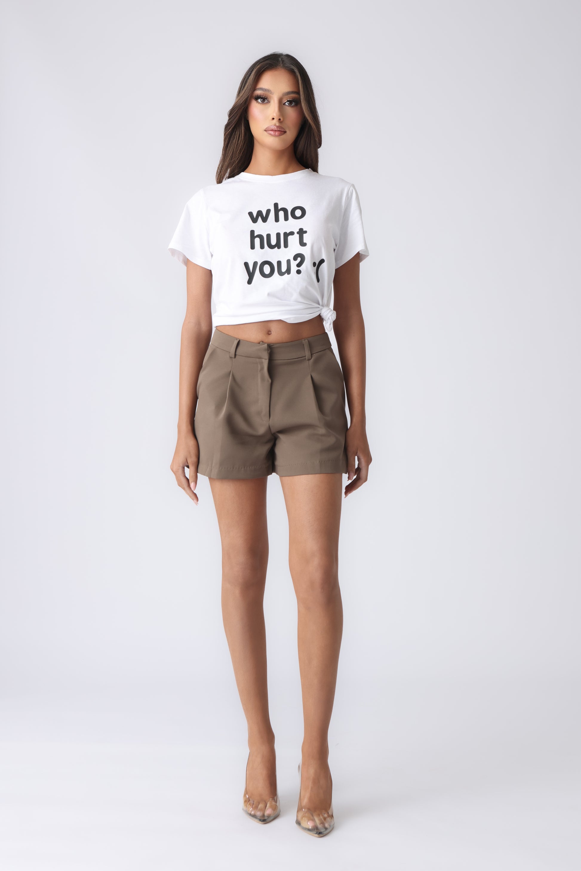 WHO HURT YOU T-SHIRT