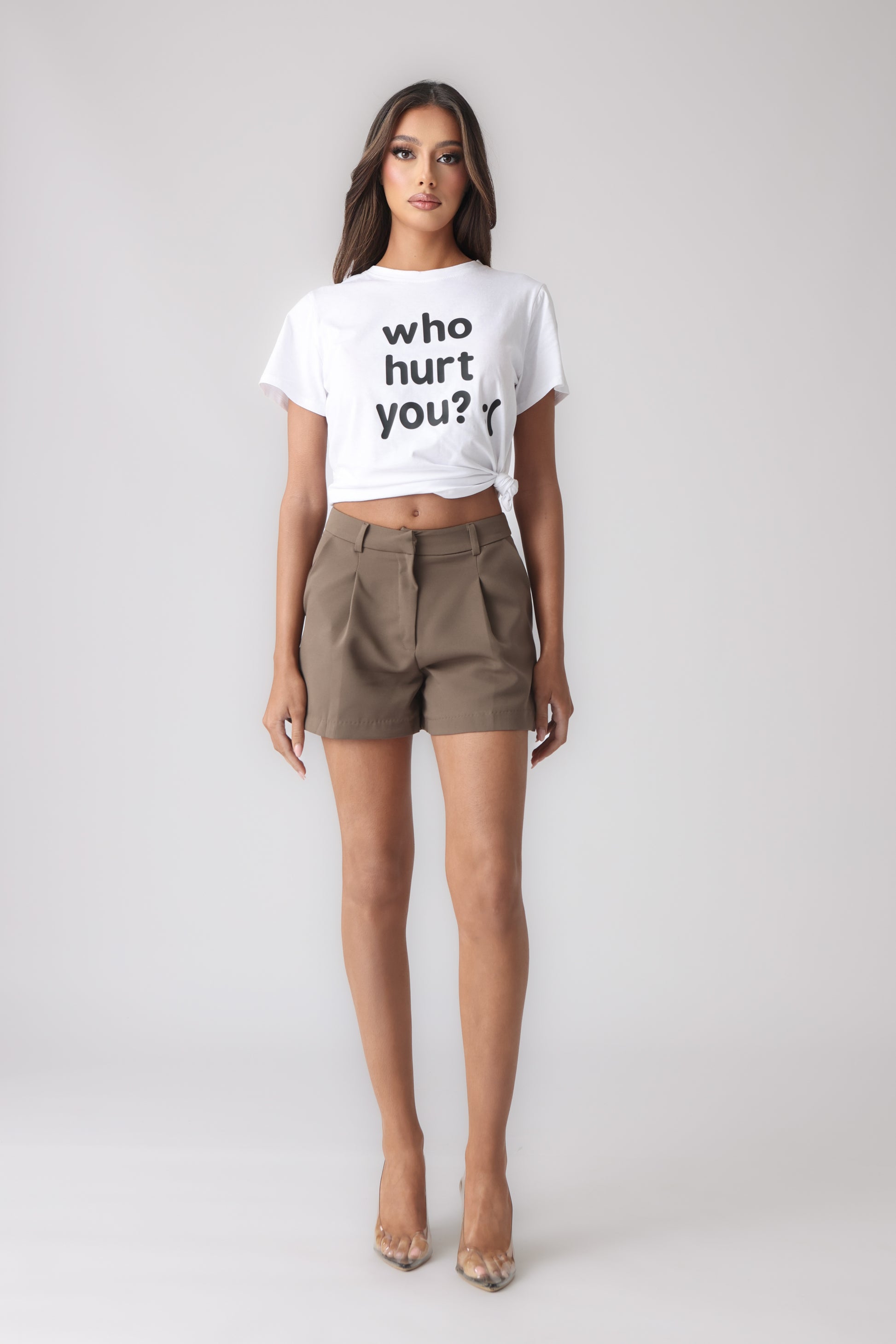 WHO HURT YOU T-SHIRT