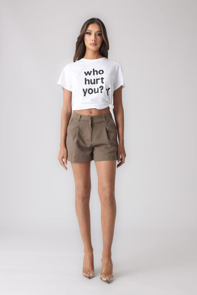 WHO HURT YOU T-SHIRT
