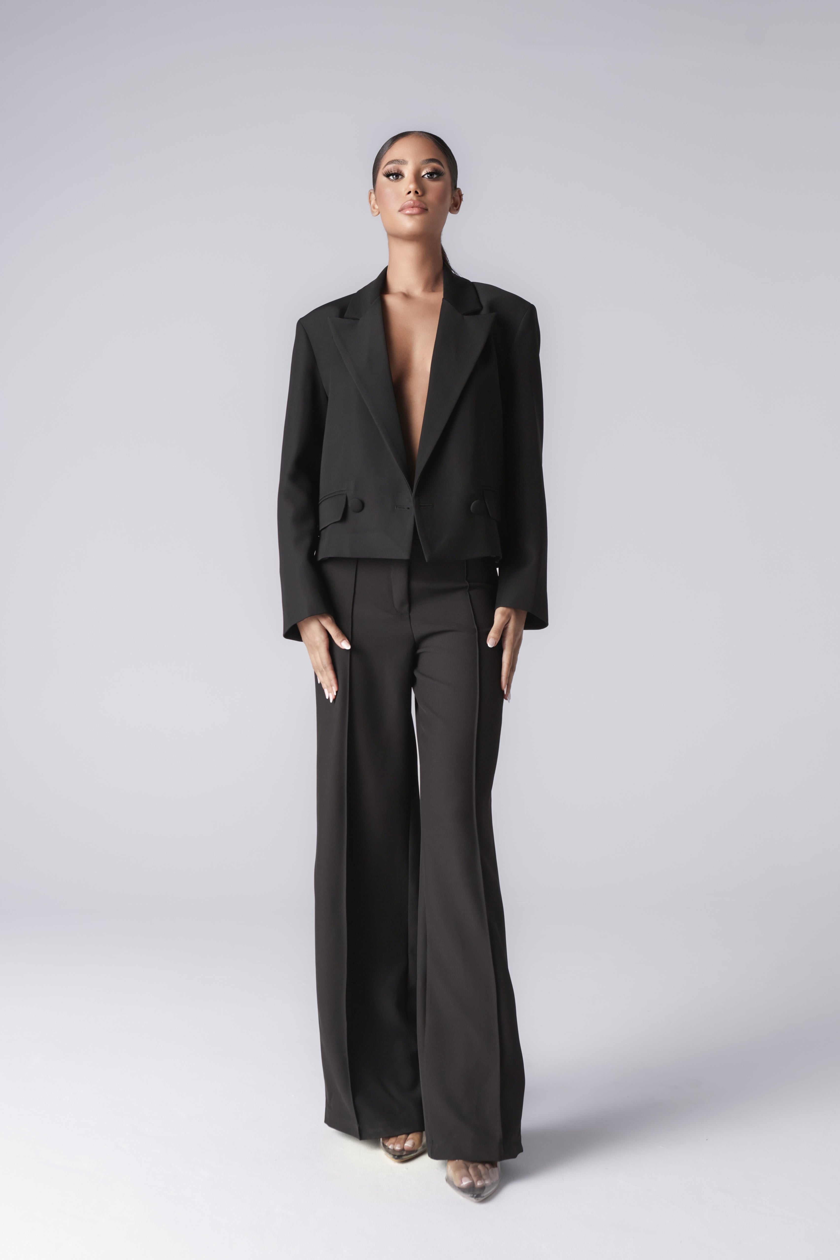 ASHLYNE CROPPED BLAZER