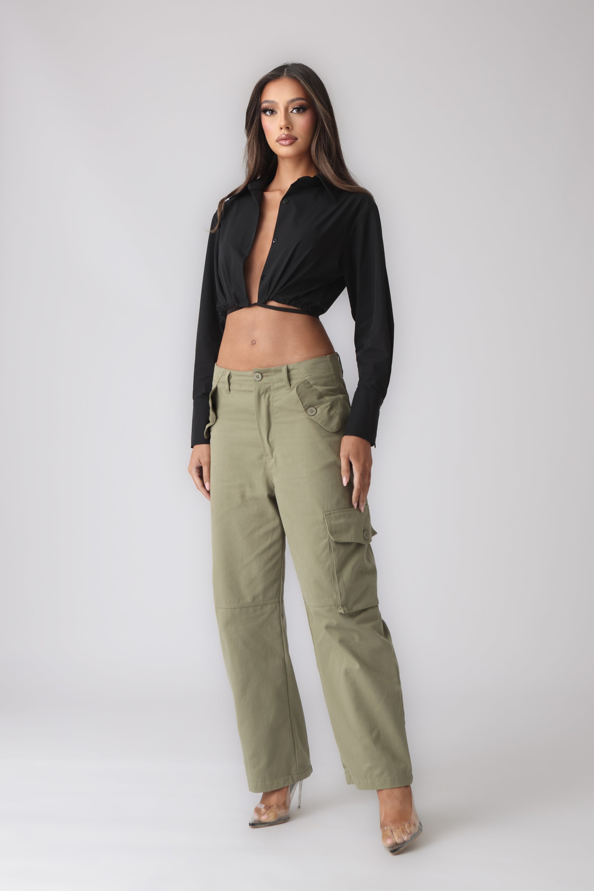 OLIVIANA CROPPED SHIRT