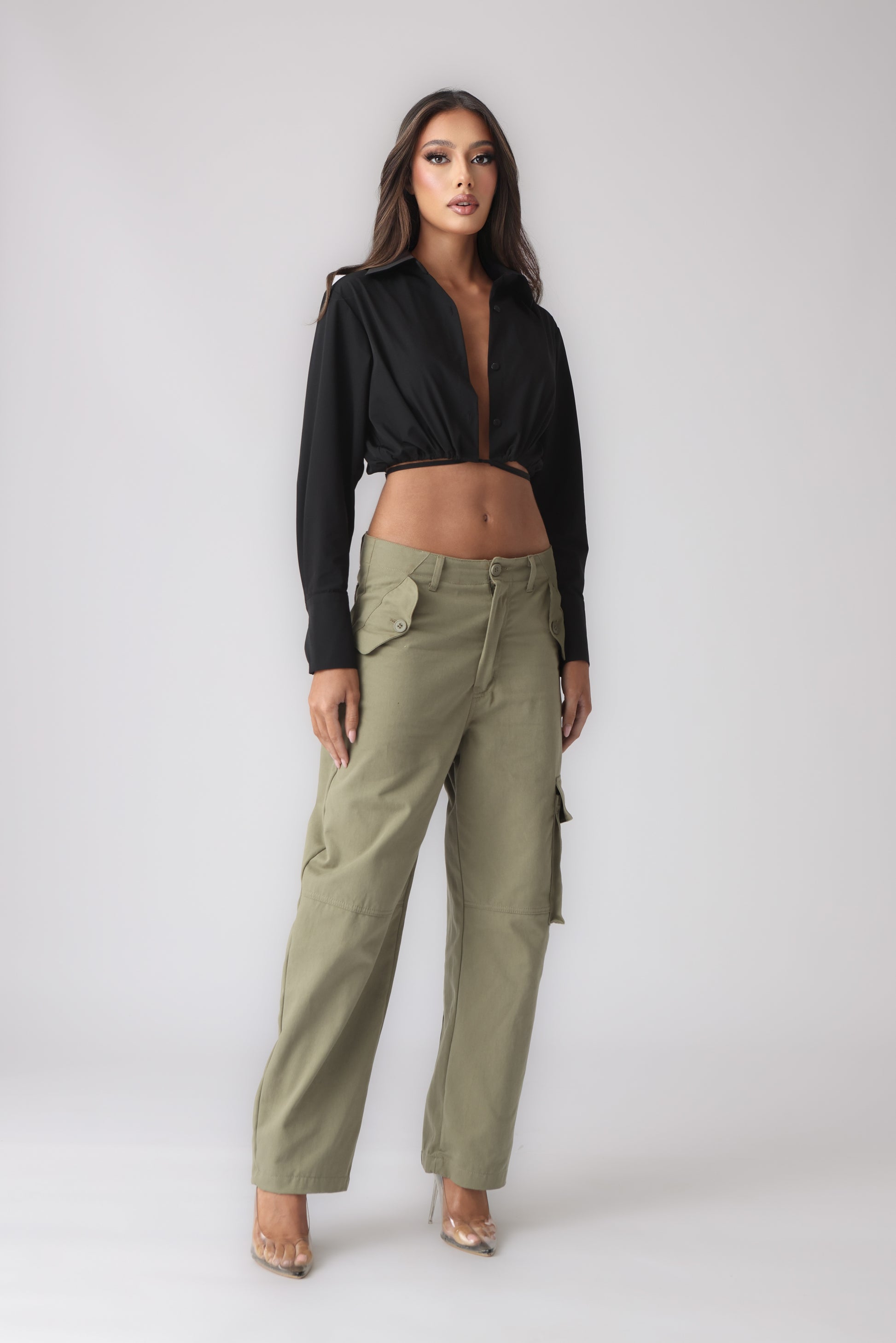 OLIVIANA CROPPED SHIRT