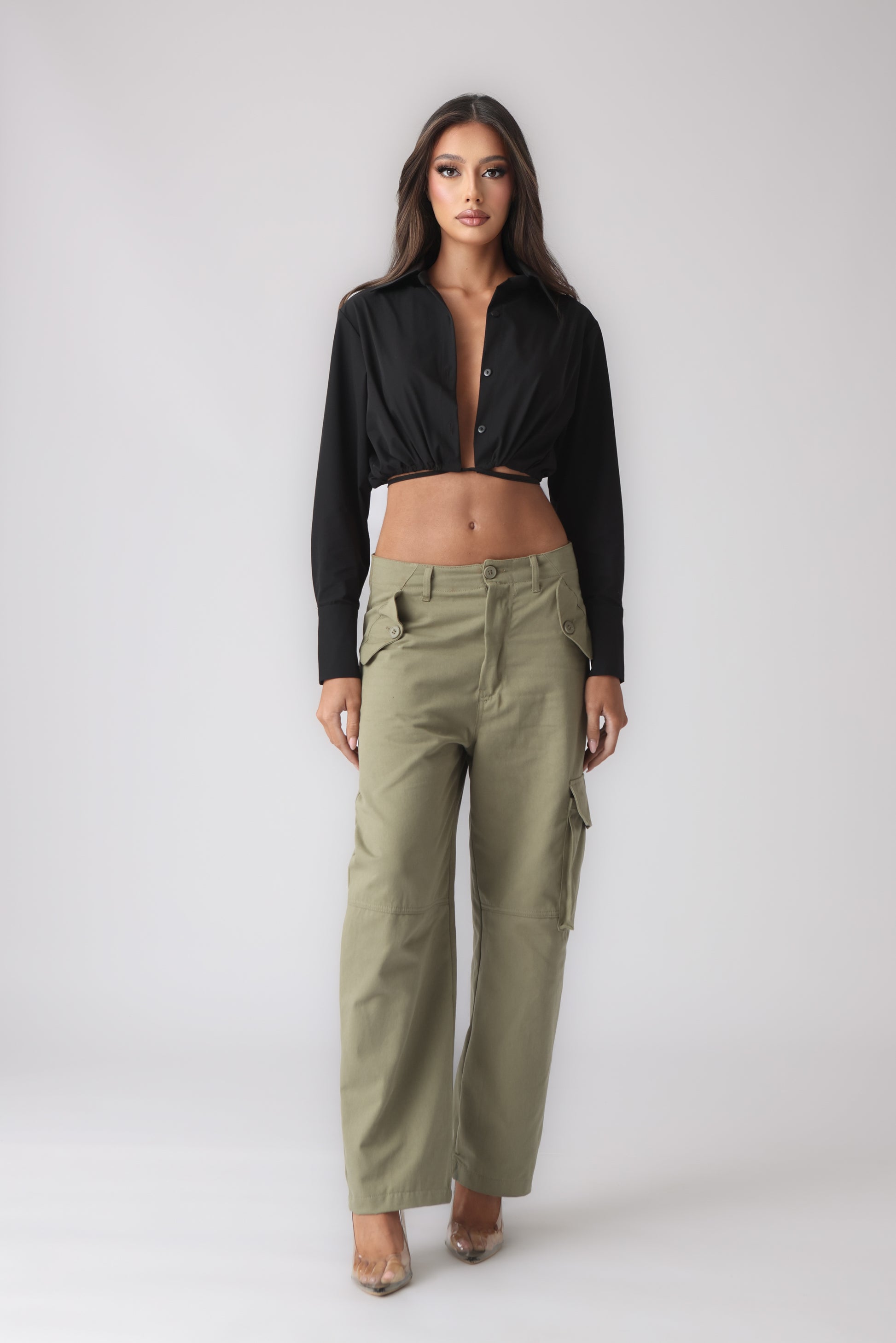 OLIVIANA CROPPED SHIRT