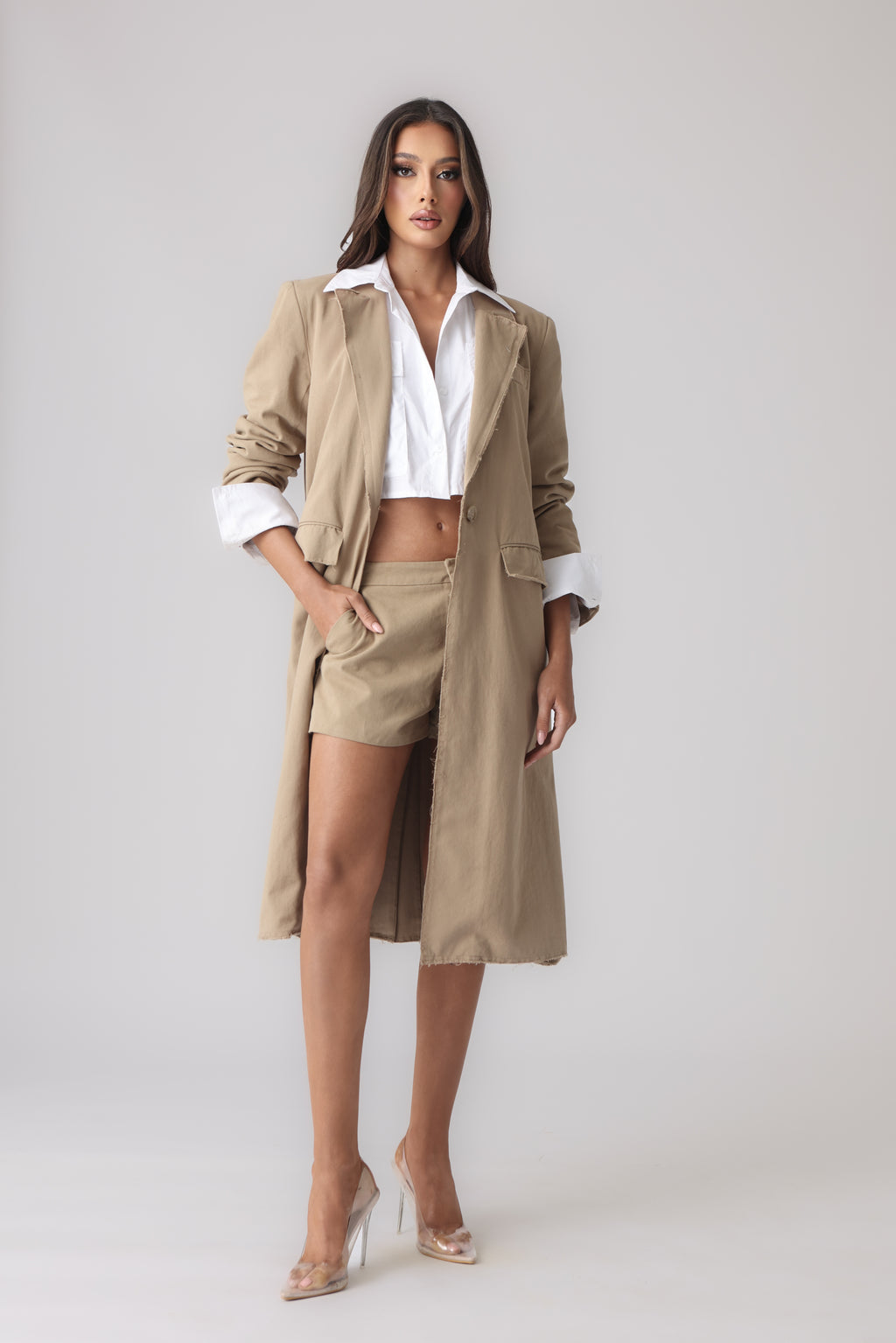 MARTINE CROPPED SHIRT