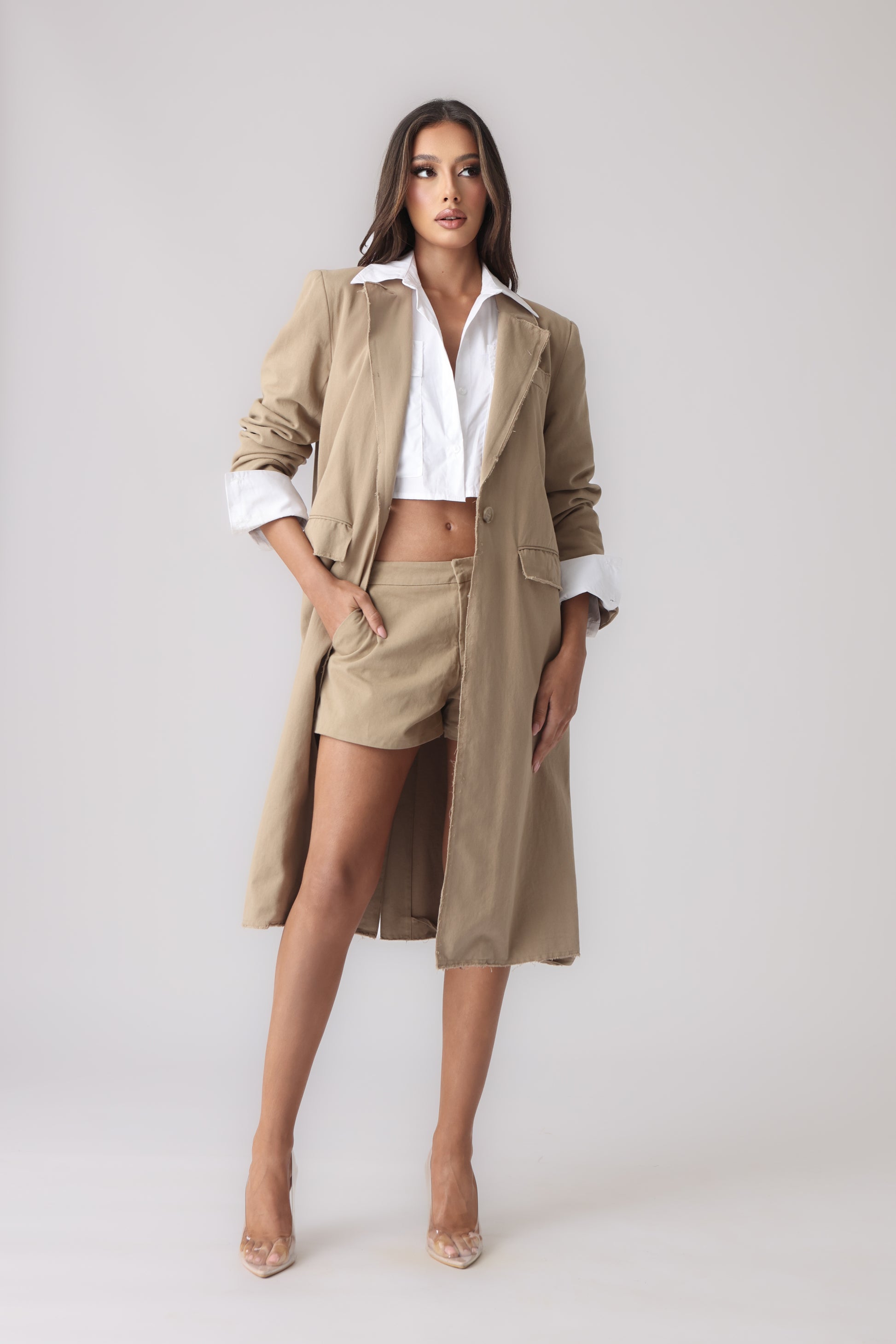 MARTINE CROPPED SHIRT