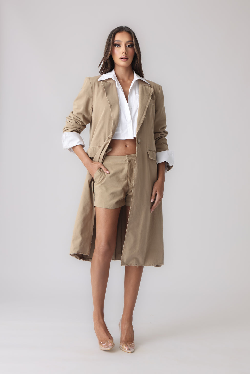 MARTINE CROPPED SHIRT
