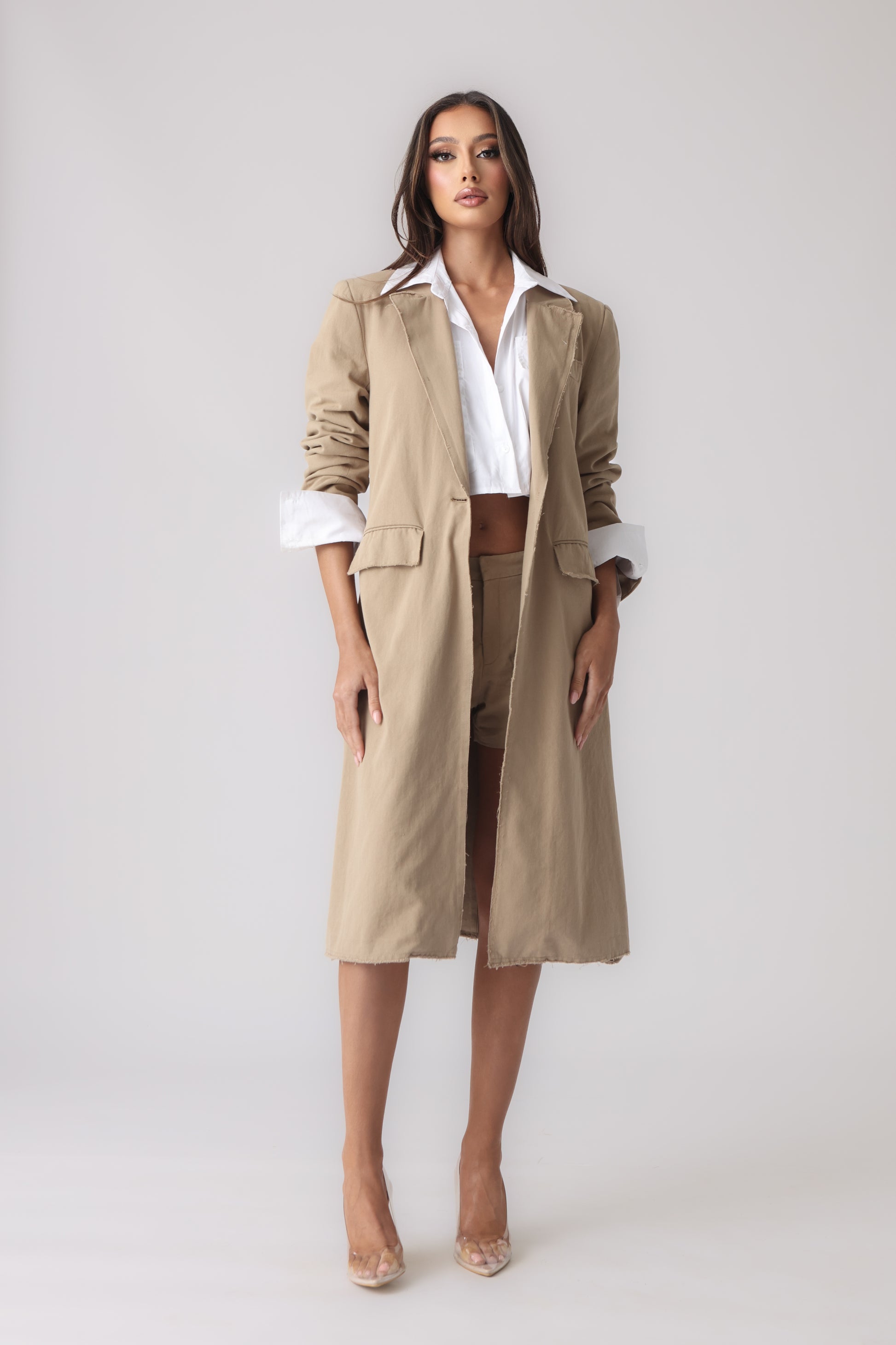 MARTINE CROPPED SHIRT