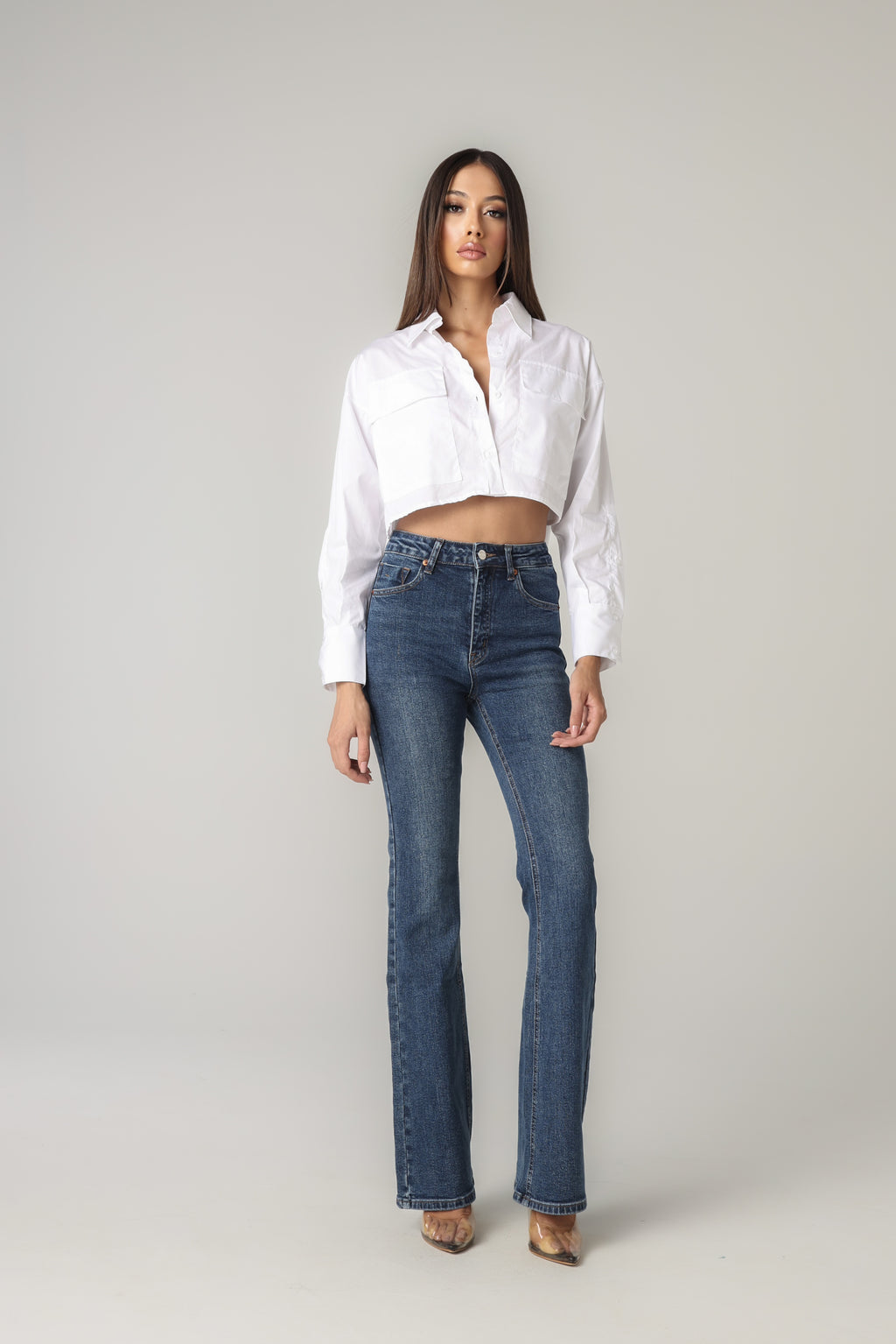 MARTINE CROPPED SHIRT