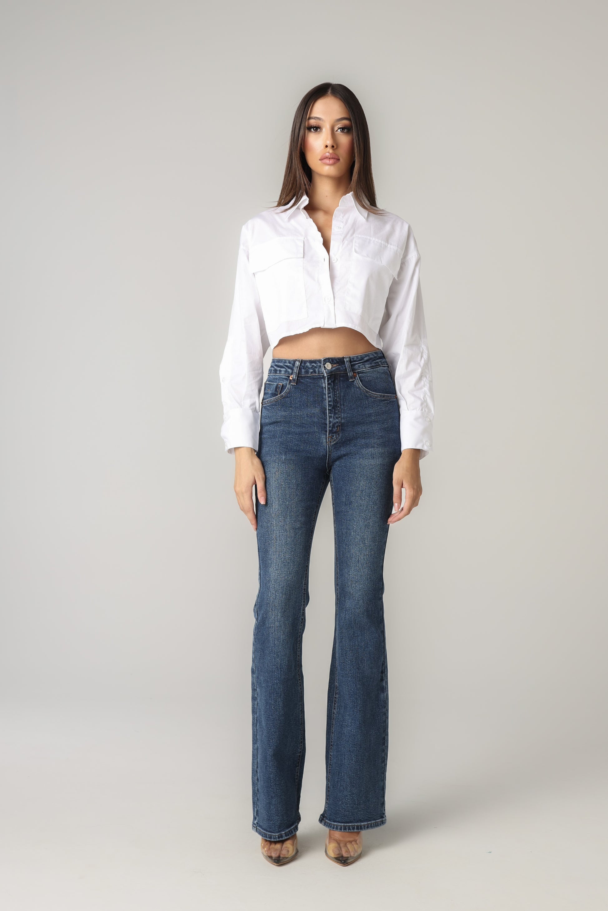 MARTINE CROPPED SHIRT